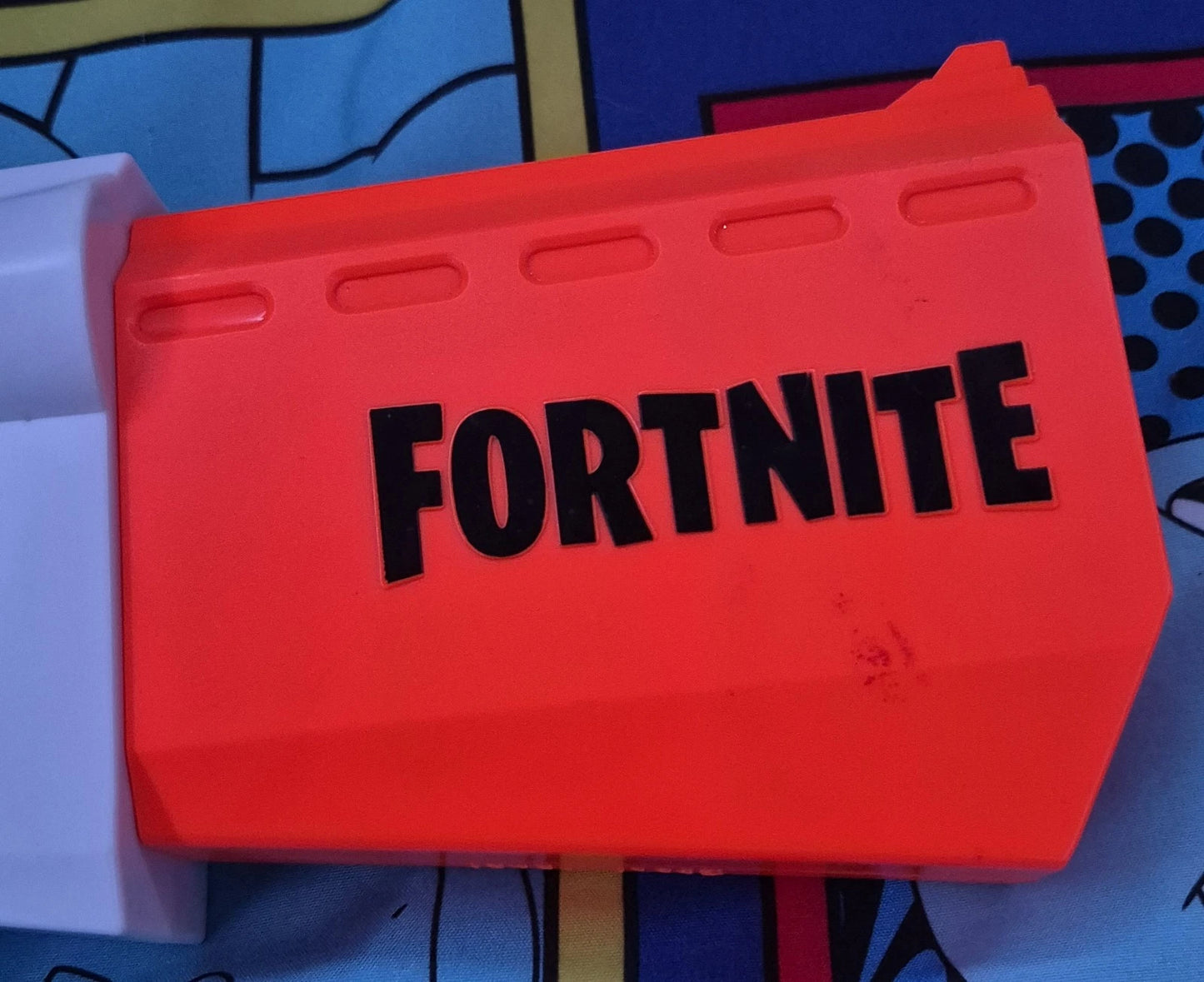 2019 Nerf Fortnite SR Blaster 4-Dart Hammer Action Pistol. Darts Not Included