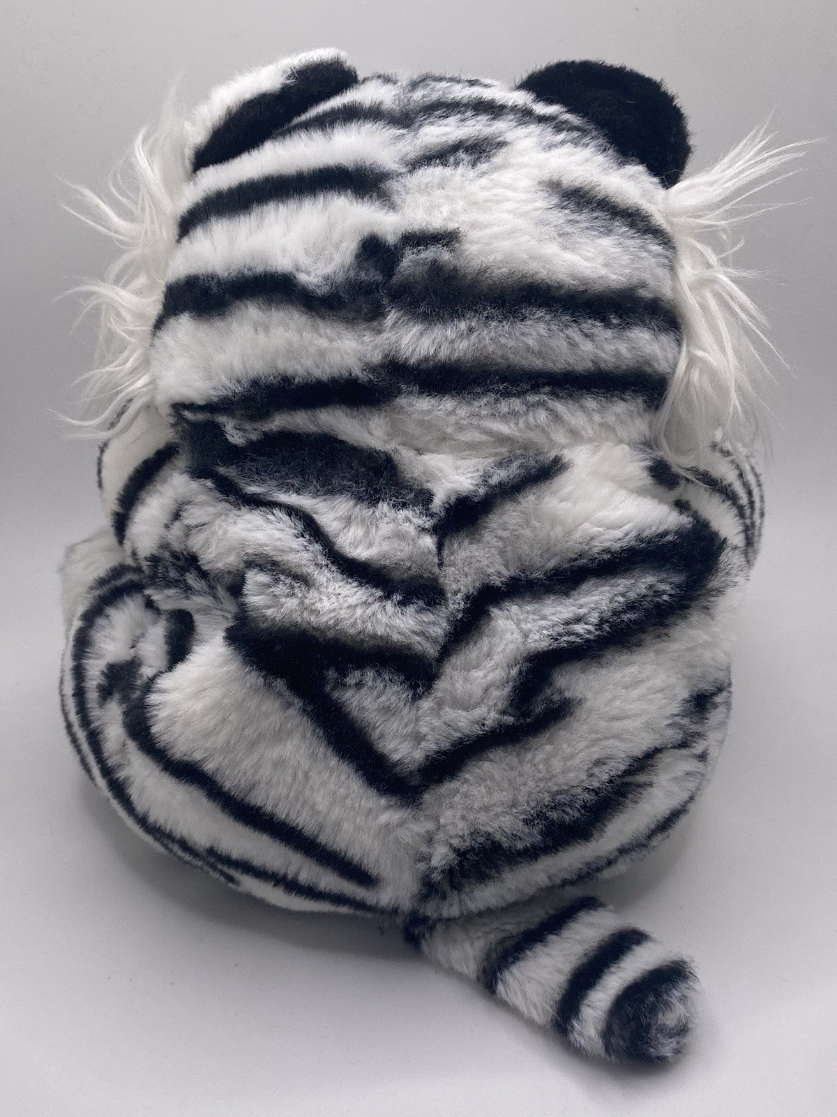 White Tiger Hand Puppet Plush Toy 10" Stuffed Animal Toddler Doll Gift for Kids