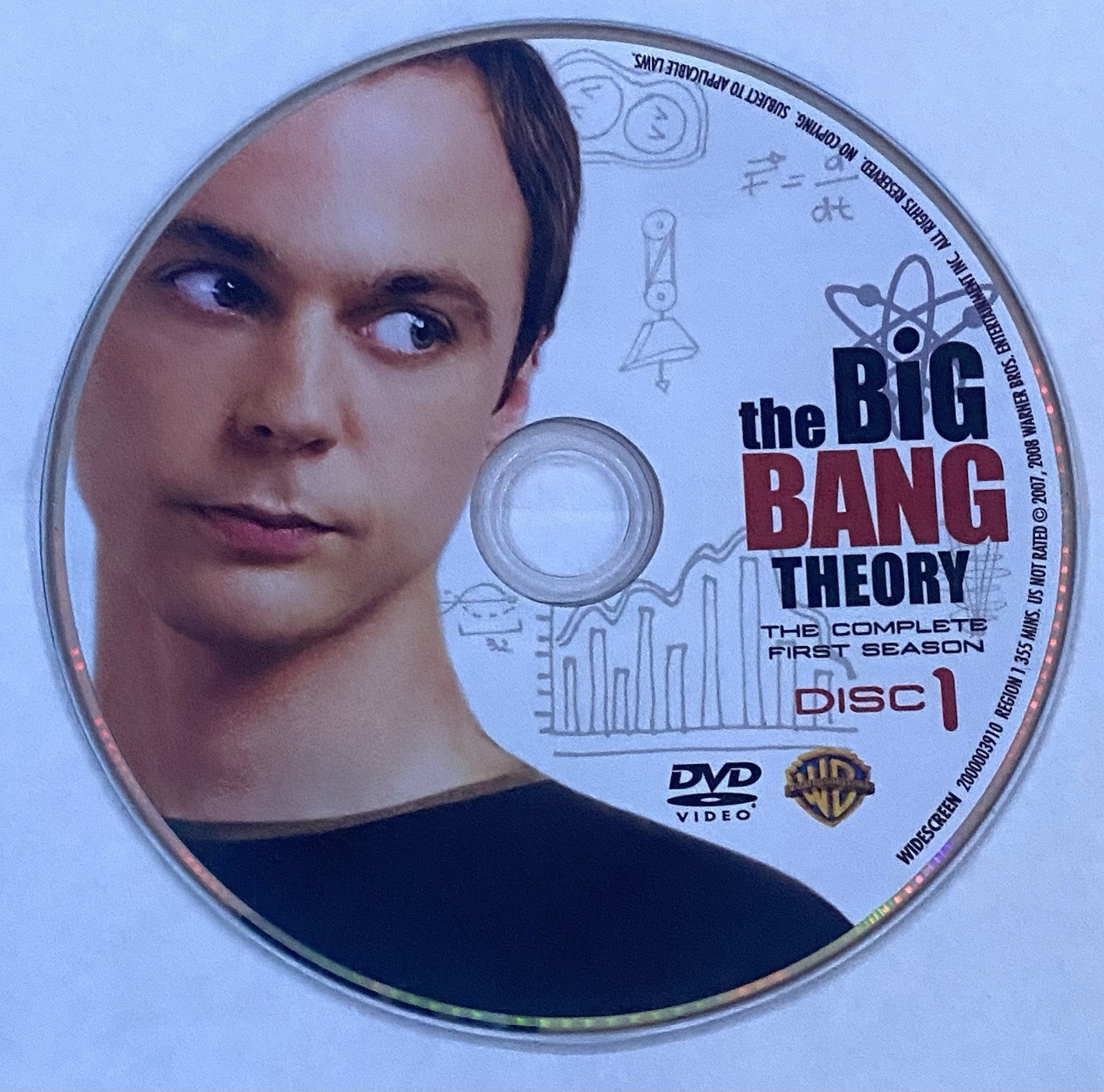 The Big Bang Theory: the Complete First Season (DVD, 2007)