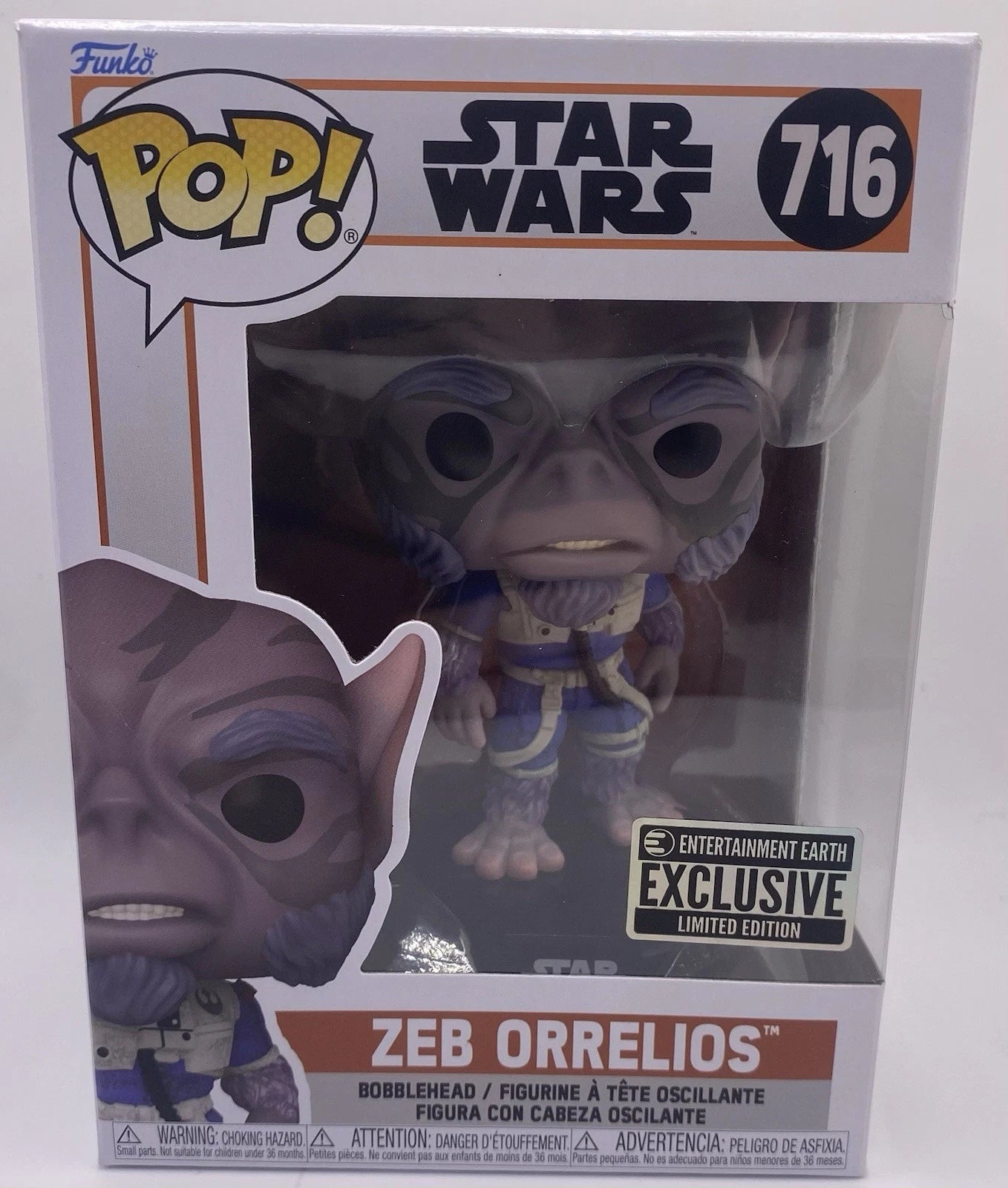Funko Pop! Vinyl: Star Wars - Zeb Orrelios - Entertainment Earth (Exclusive)...