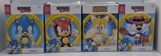 SONIC Jakks Sonic The Hedgehog Action Mini2.5InchSetOf 4SONIC,MIGHTY,TAILS,FANG!