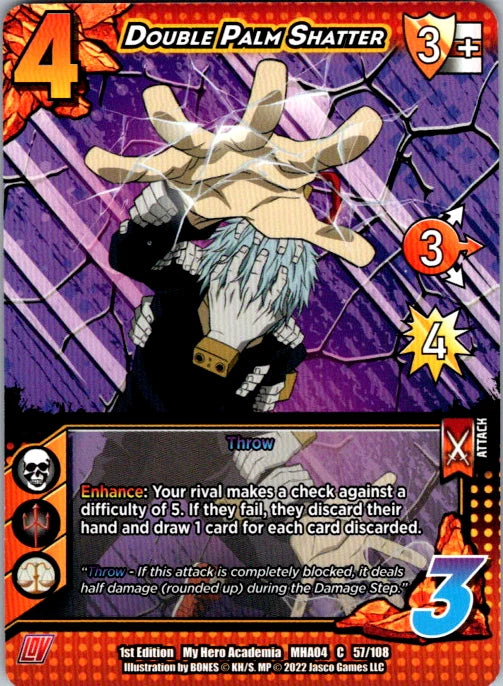 Double Palm Shatter Unlimited Edition Normal Common UniVersus: My Hero Academia