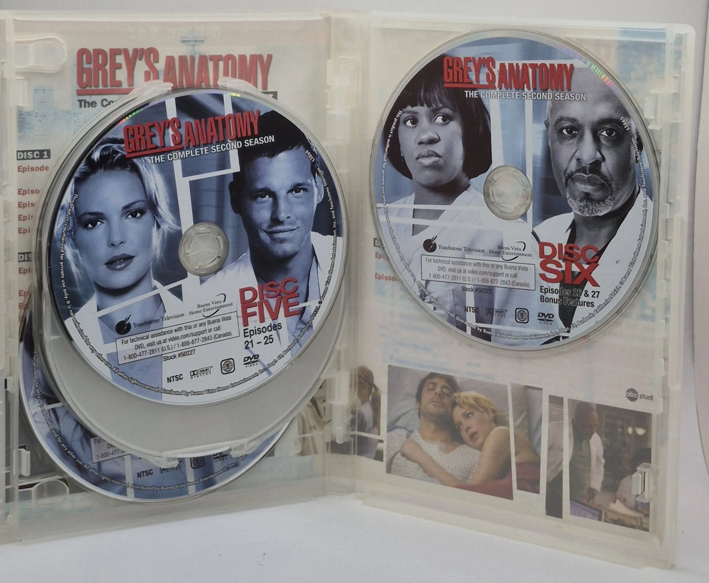 Grey's Anatomy: the Complete Second Season (DVD)(TESTED WORKS)