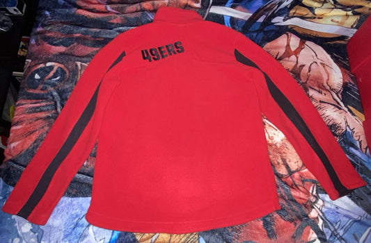 NFL Apparel San Francisco SF 49ers Youth Long Sleeve Fleece Zipper Size:L(14/16)