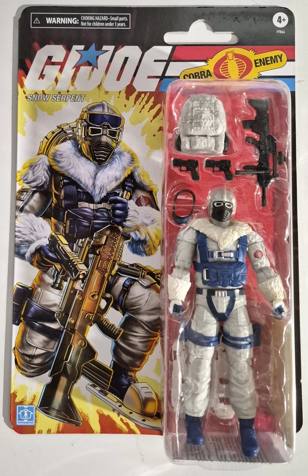 G.I. Joe Classified Series Retro Cardback Snow Serpent, Collectible 6-Inch...