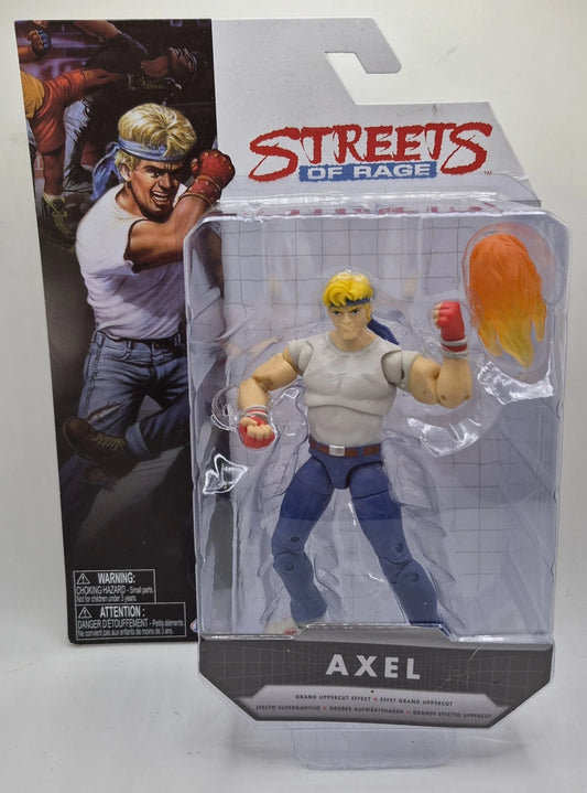 Jakks Streets Of Rage Axel With Grand Uppercut Effect Action Figure Sega