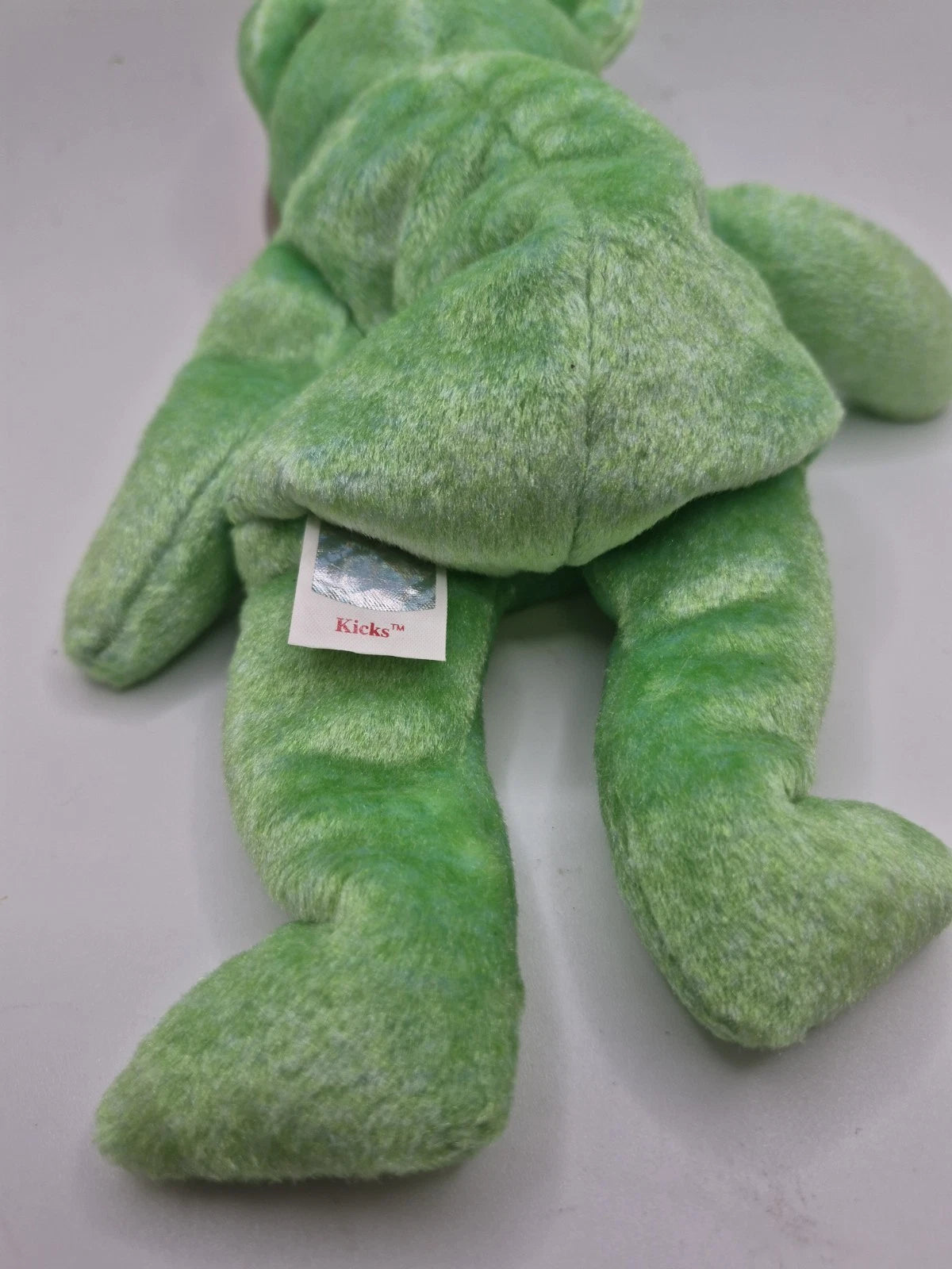 Ty Beanie Baby Kicks the Soccer Bear Push Toy