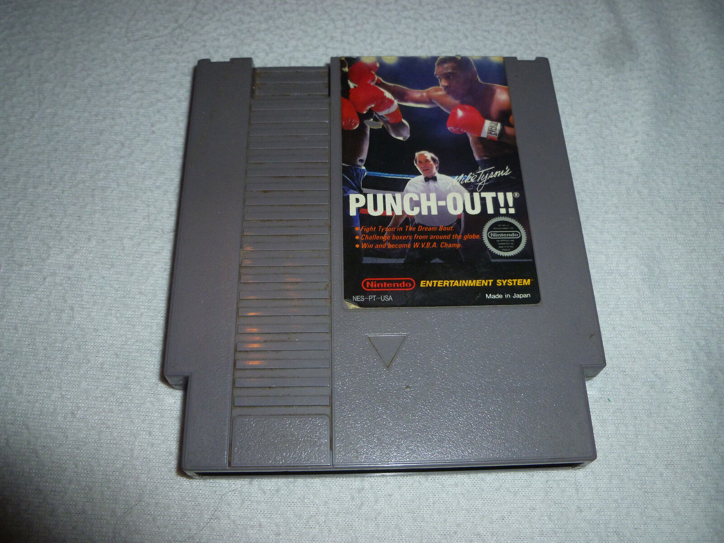 Mike Tyson's Punch-Out (NES, 1987) (TESTED) MISSING BOX & MANUAL