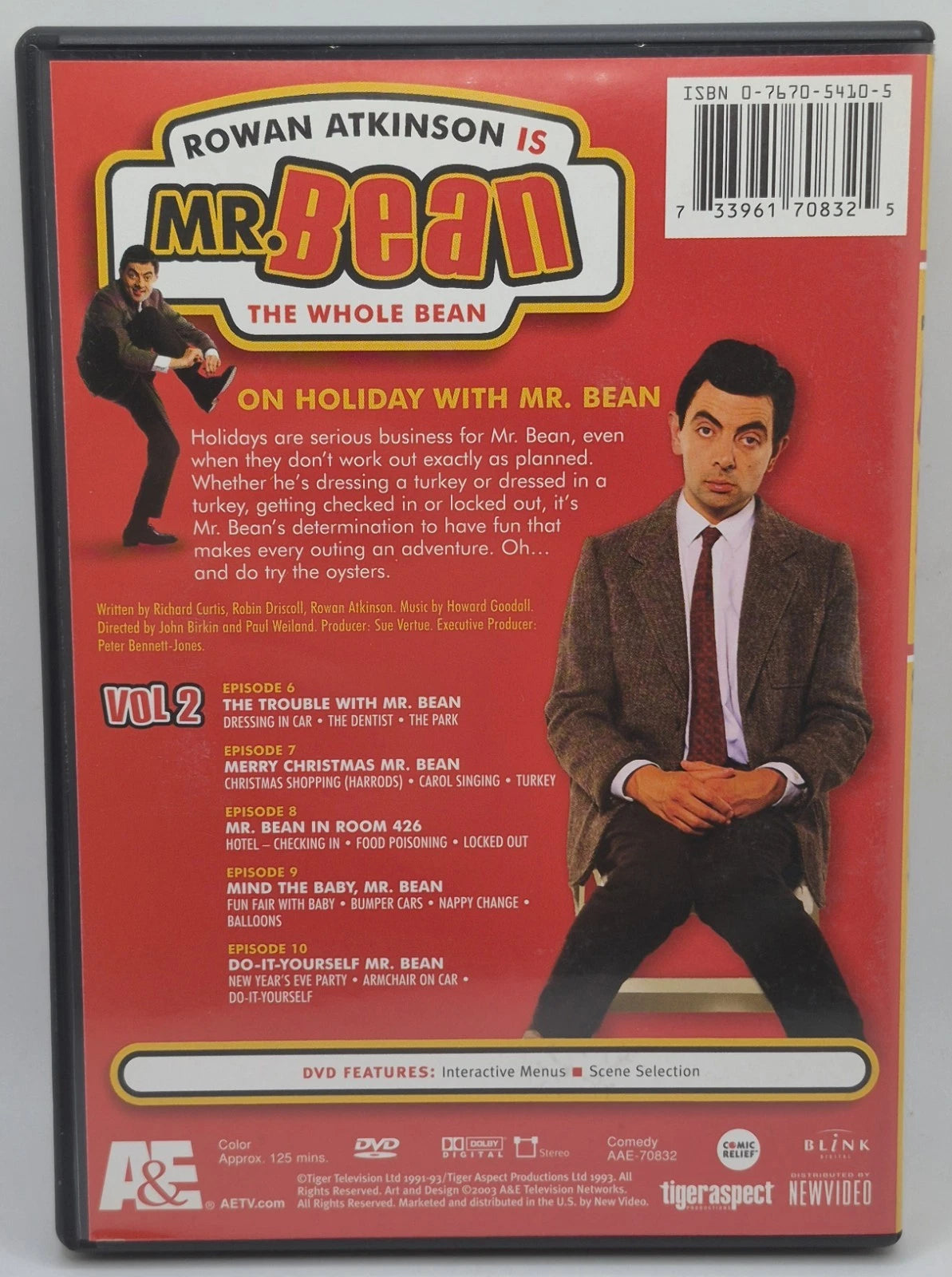 Mr. Bean: The Whole Bean (DVD, 2003, 3-Disc Set) (Tested Works)