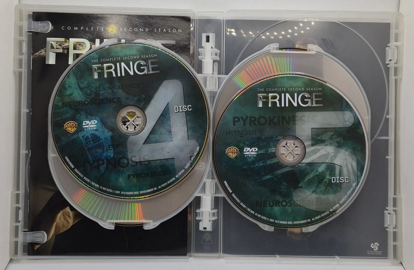 Fringe: the Complete Second Season (DVD)(TESTED WORKS)