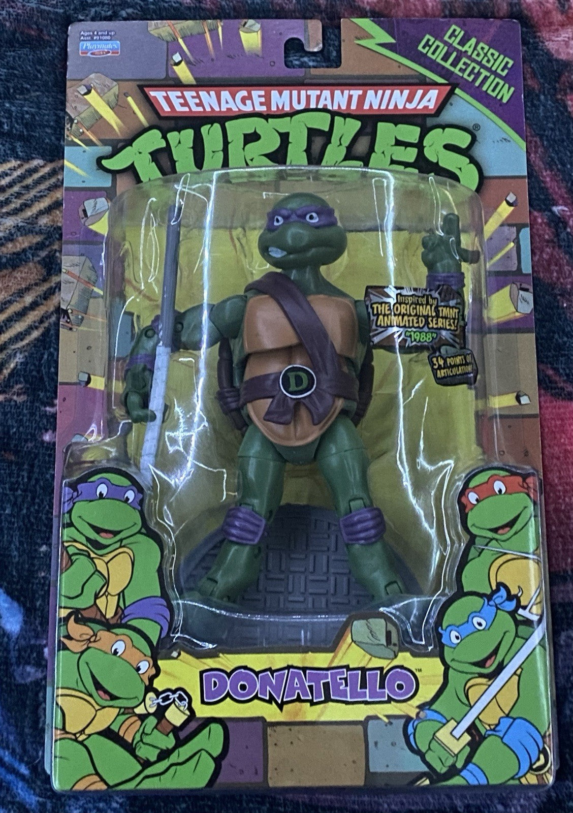 TMNT Donatello 6" Classic Collection SEALED 34 Points Of Articulation