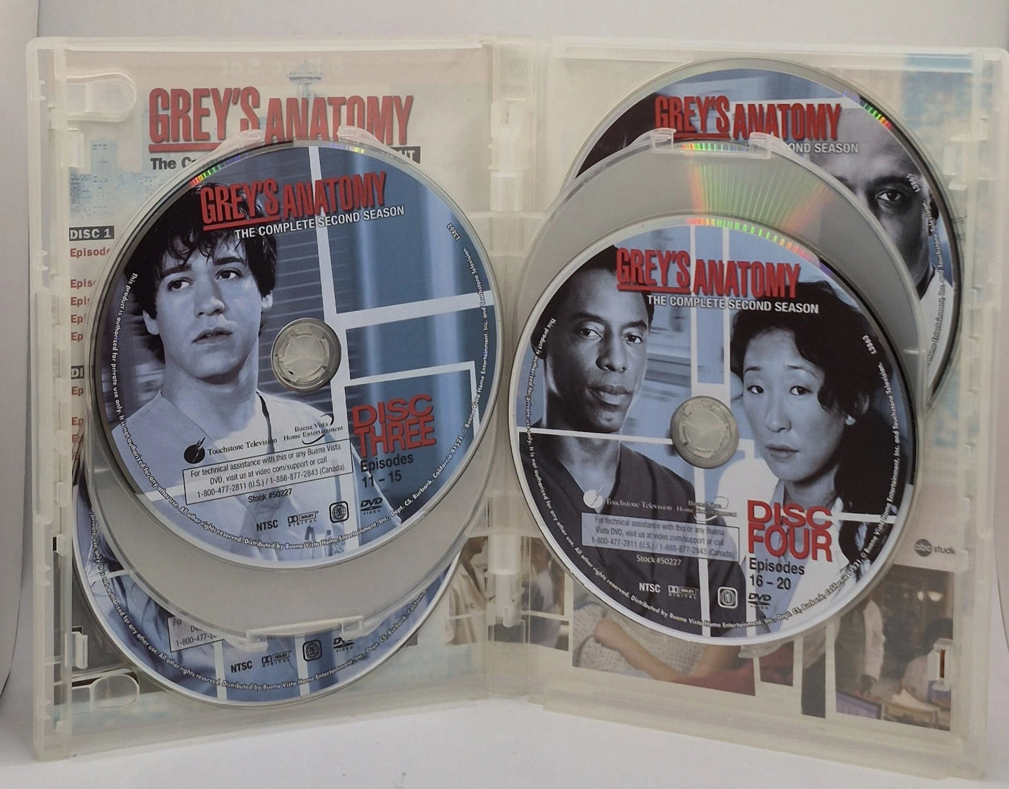 Grey's Anatomy: the Complete Second Season (DVD)(TESTED WORKS)