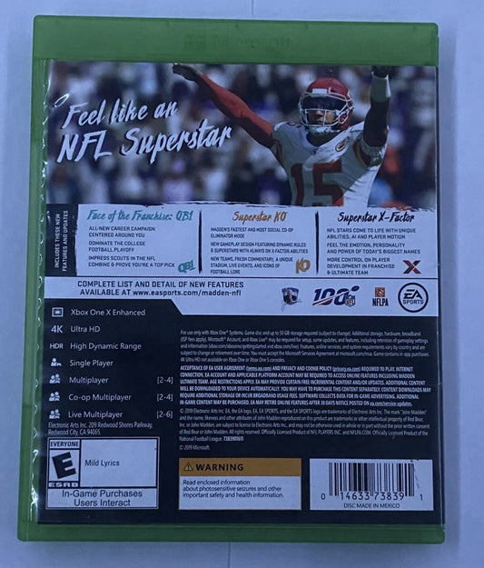 Madden NFL 20 - Microsoft Xbox One