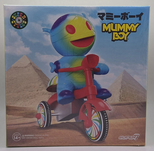 Super7 Super Cycles Mummy Boy with Wind-Up Red Trike - 5" Mummy Boy Action Figure
