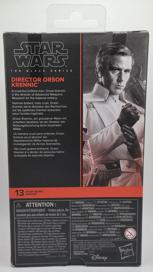 Hasbro Star Wars Black Series Director Orson Krennic Andor #13 6" Figure New