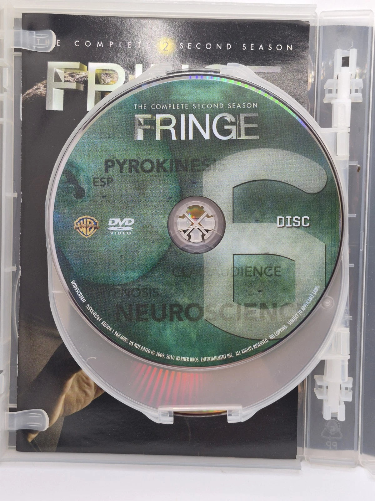 Fringe: the Complete Second Season (DVD)(TESTED WORKS)