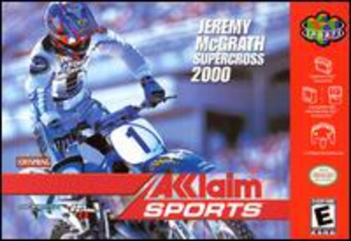Jeremy McGrath-Supercross 2000 - Nintendo 64 (N64) ONLY CART/ TESTED !