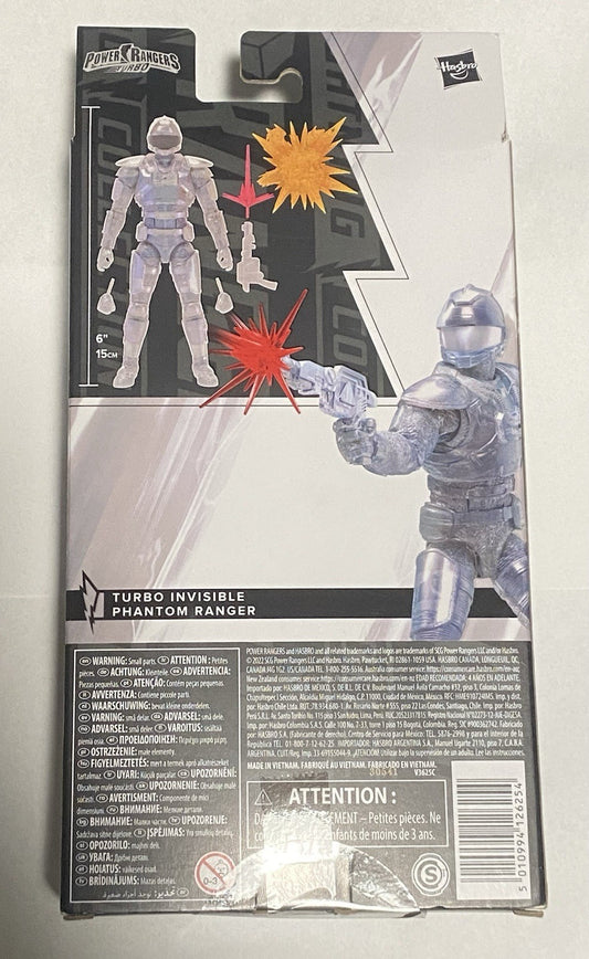 Power Rangers Turbo Invisible Phantom Ranger Figure Lightning Collection 2023