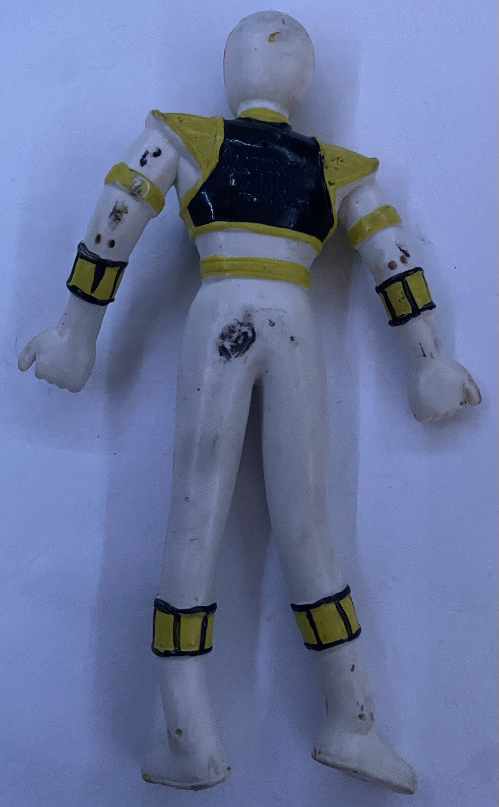 Power Rangers 1994 Bendy MMPR Gordy Toy Bendable lot of 2 GREEN & WHITE RANGER