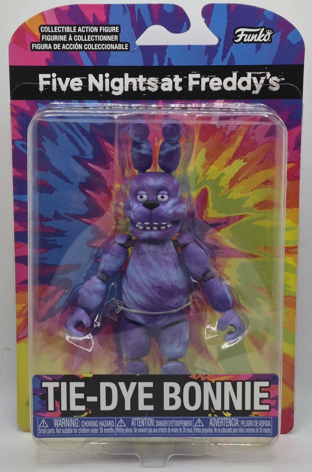 Funko Five Nights at Freddy's Tie-Dye Bonnie 6” Action Figure 2022 - Brand New