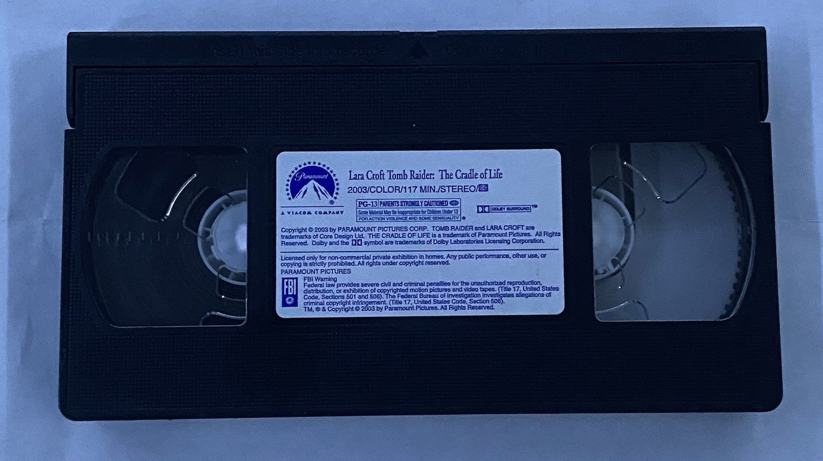 Lara Croft Tomb Raider: The Cradle of Life (VHS, 2003)