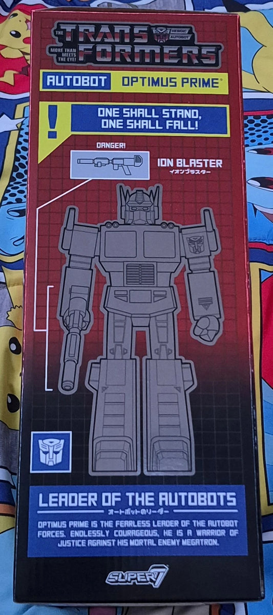 Super7 Transformers 40th Anniversary 11” Cyborg Metallic Optimus Prime New