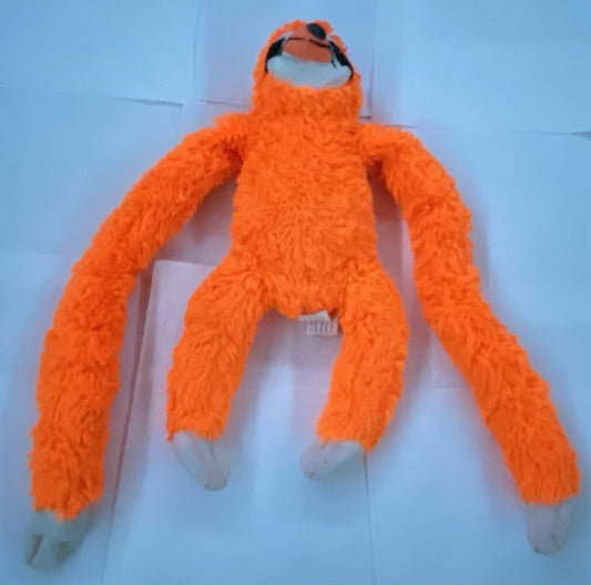 Bright Orange Sloth Plush