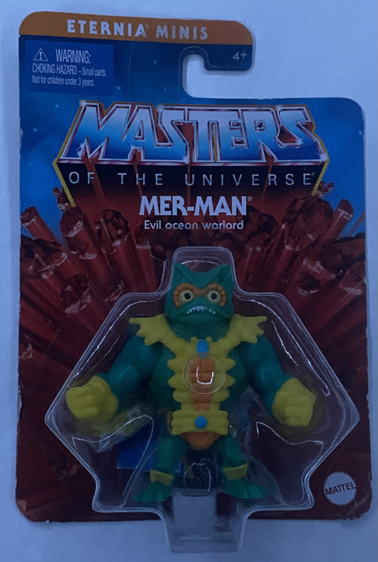 MASTERS OF THE UNIVERSE ETERNIA MINIS "MER-MAN" MATTEL NEW! RARE!
