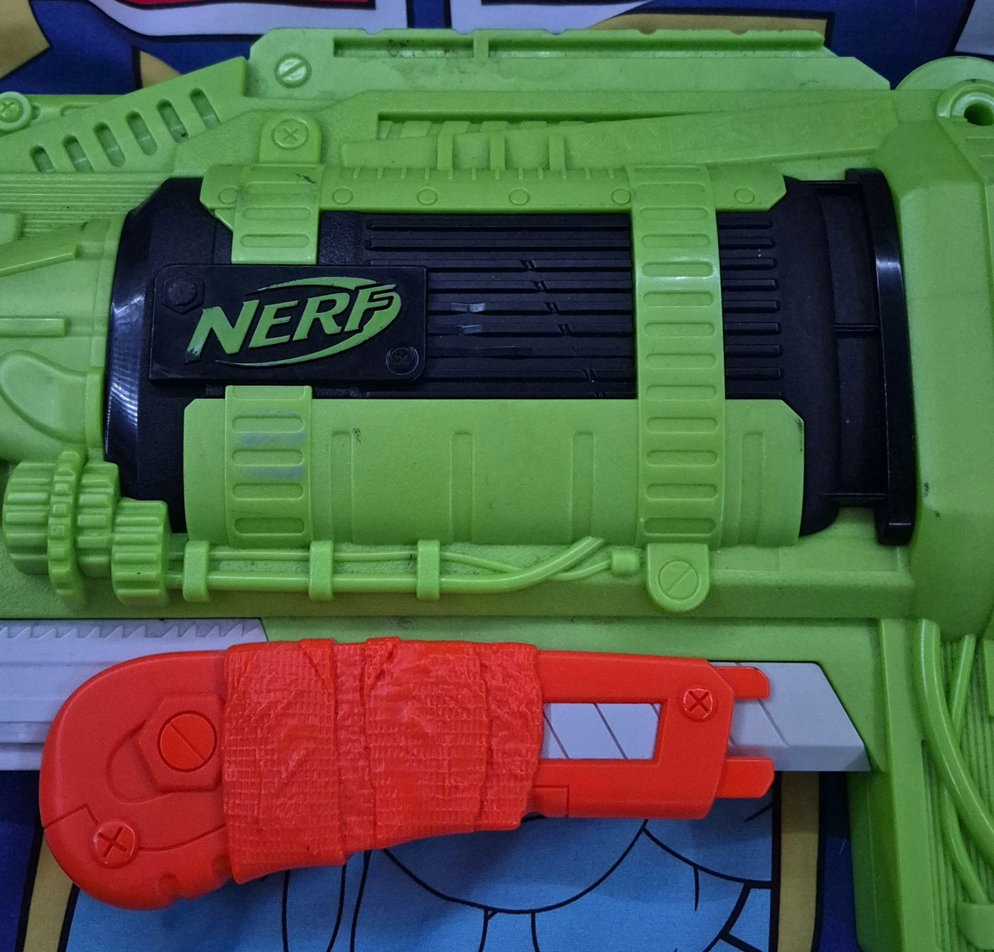Nerf Zombie Strike Ripchain Dart Gun Tested Just Missing Dart Chain & Darts!