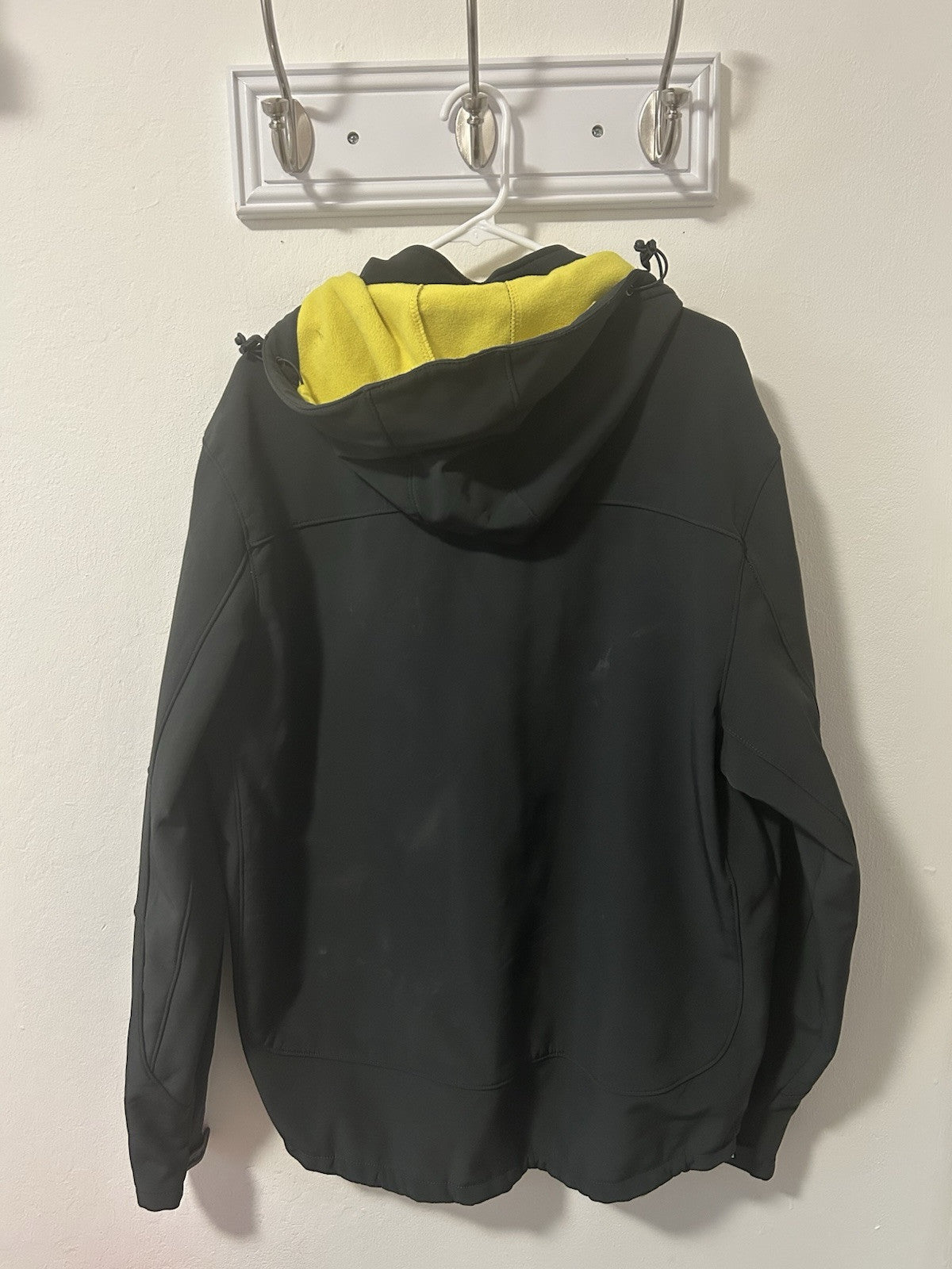 Outfitter Trading Jacket Mens Gray Breckinridge Full Zip Fleece Lined Size:LARGE