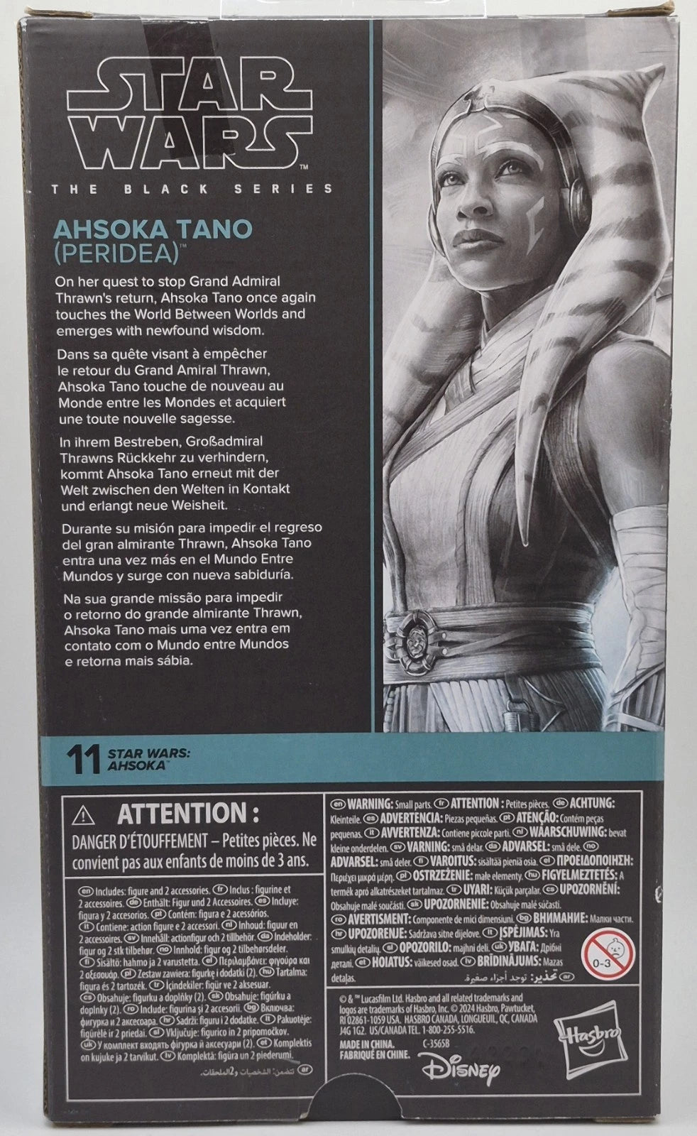 Star Wars Ahsoka Black Series Ahsoka Tano (Peridea) 6" Action Figure New