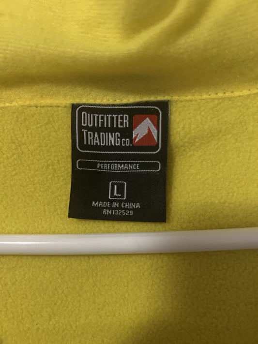 Outfitter Trading Jacket Mens Gray Breckinridge Full Zip Fleece Lined Size:LARGE