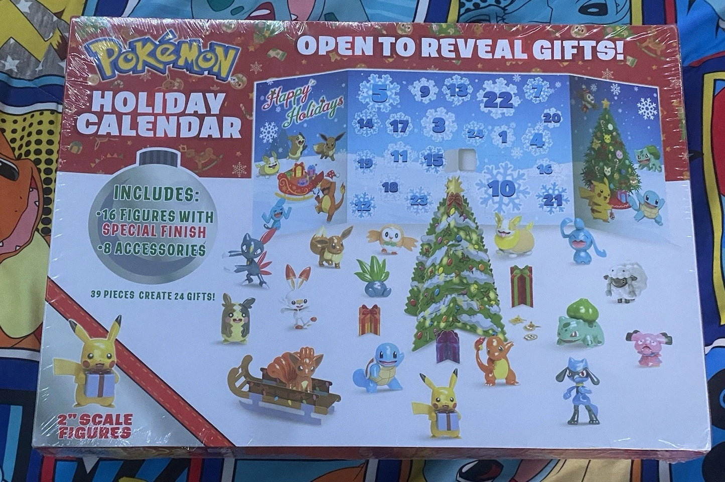 Pokémon PKW2351 Advent Calendar - Blue/Green BRAND NEW SEALED !