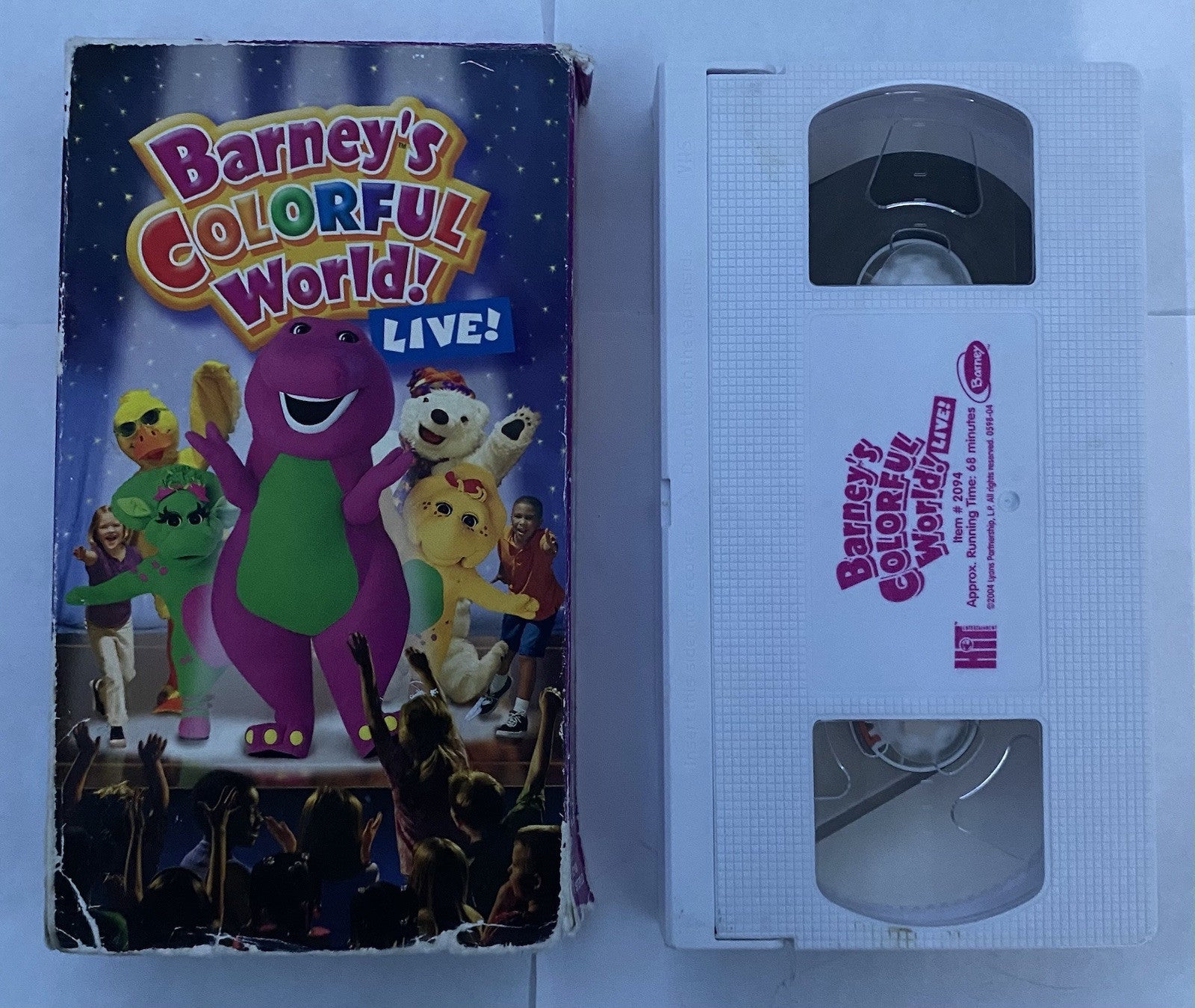 Barneys Colorful World Live (VHS, 2004)