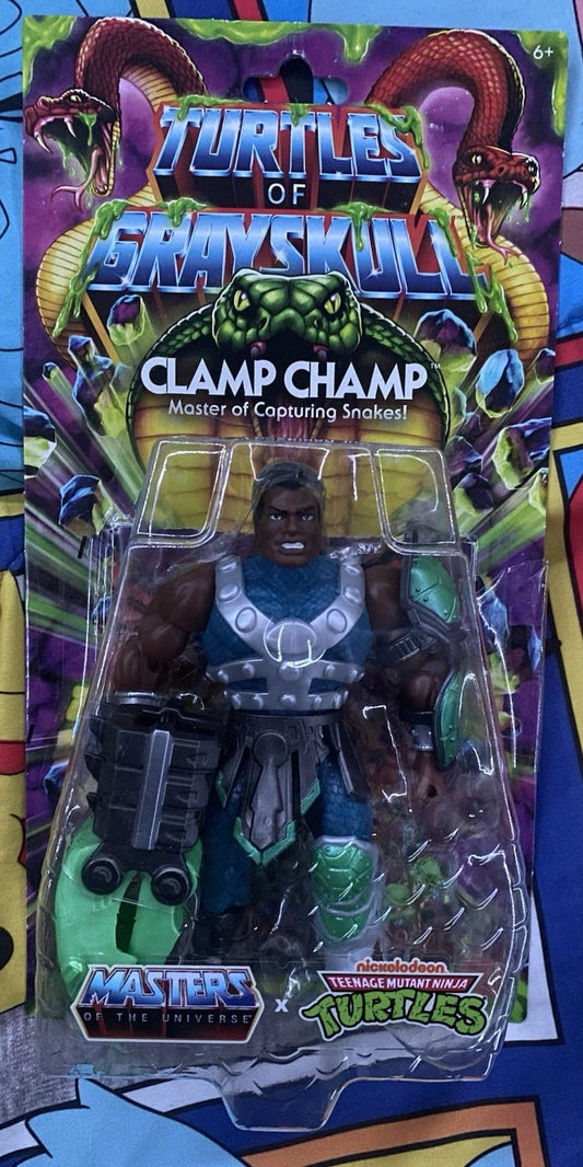 Masters of Universe Origins Turtles of Grayskull Clamp Champ Reptile Wars NEW!
