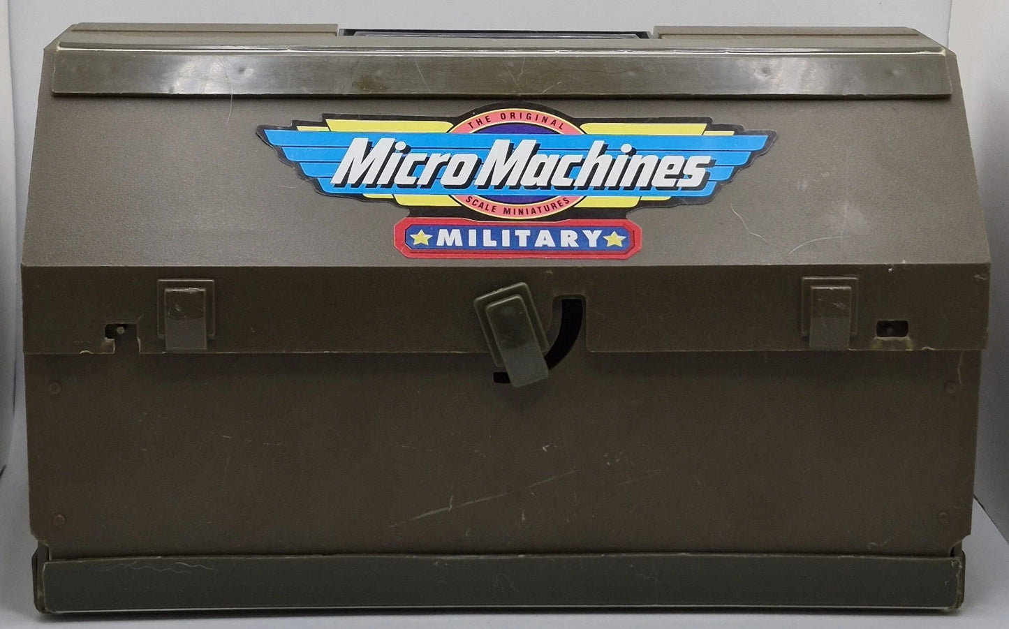 1988 Vtg Micro Machines Military Tool Box Playset