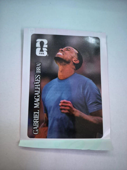 Gabriel Magalhaes Brazil 2026 Panini World Cup Stickers Coca-Cola Exclusive CC12