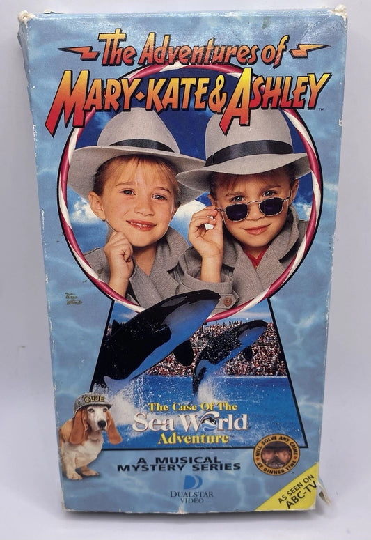 The Case of the Sea World Adventure by Mary-Kate and Ashley Olsen (VHS,...