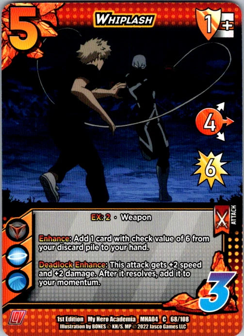 Whiplash Unlimited Edition Normal Common UniVersus: My Hero Academia: LOV