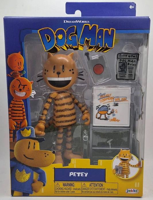 Jakks Pacific Dreamworks Petey Dog Man Movie 5 Inch Figure NEW 2025 NIB