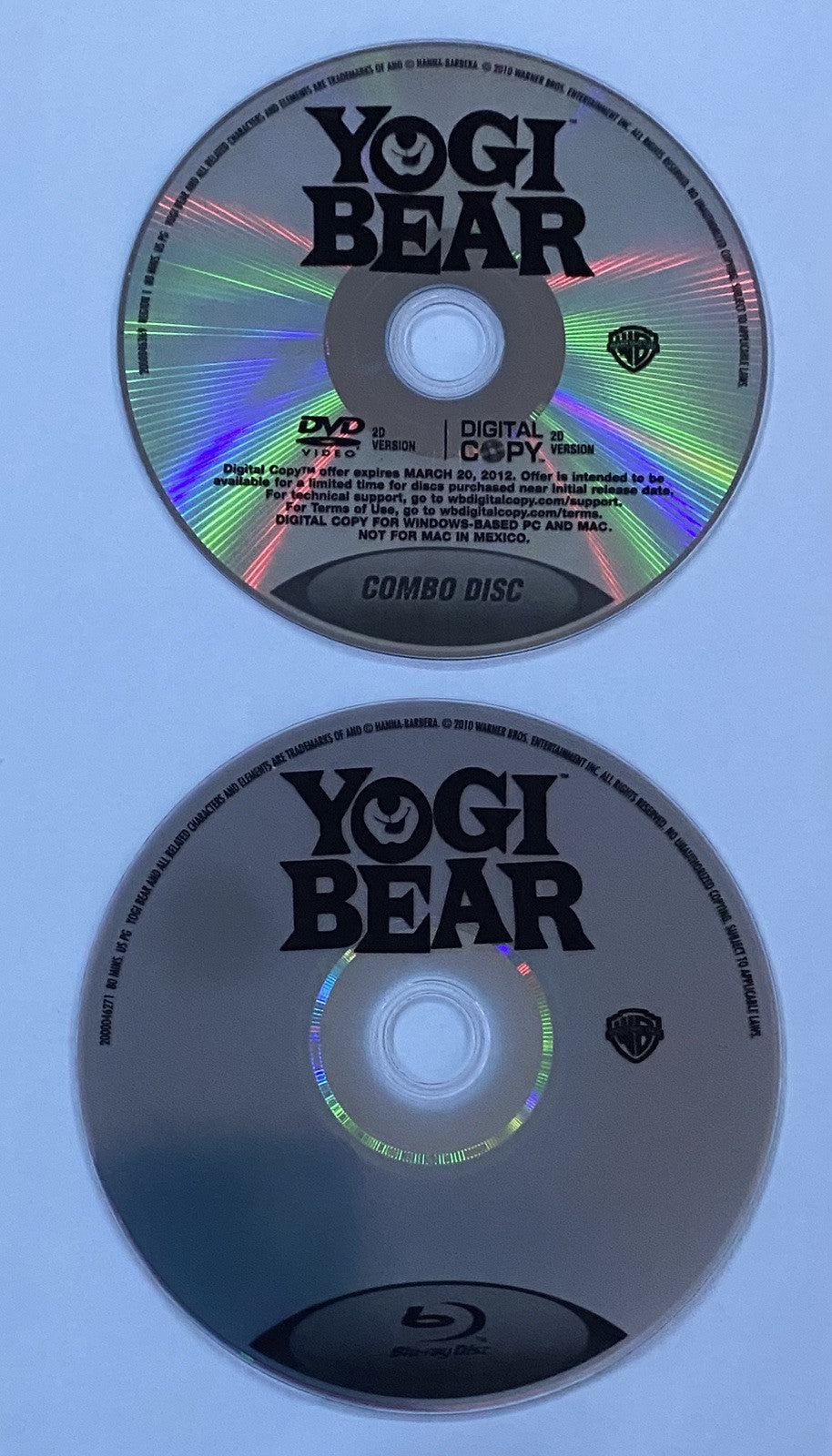 Yogi Bear (Blu-ray, 2010)