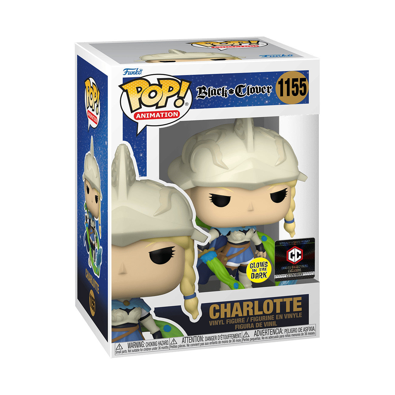 Funko Pop! Vinyl: Black Clover - Charlotte (Glows In The Dark)