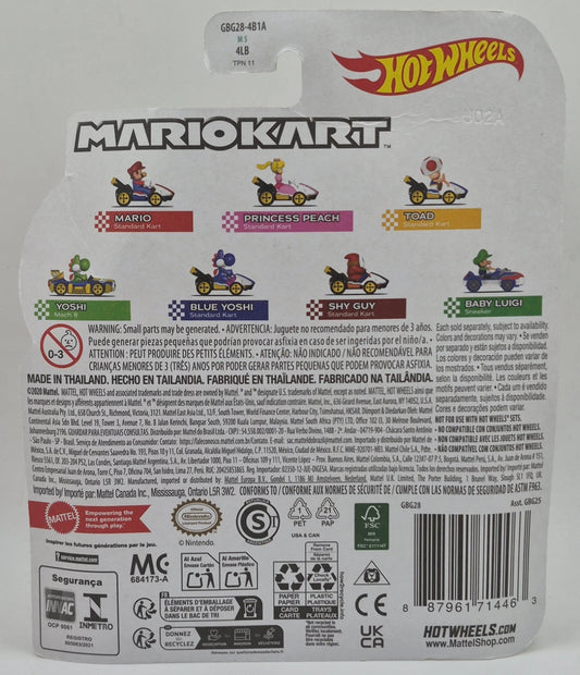 Hot wheels mario kart princess peach Die-cast