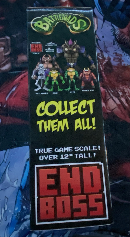 Battletoads GENERAL VERMIN 12” Action Figure Premium DNA END BOSS Collection NEW