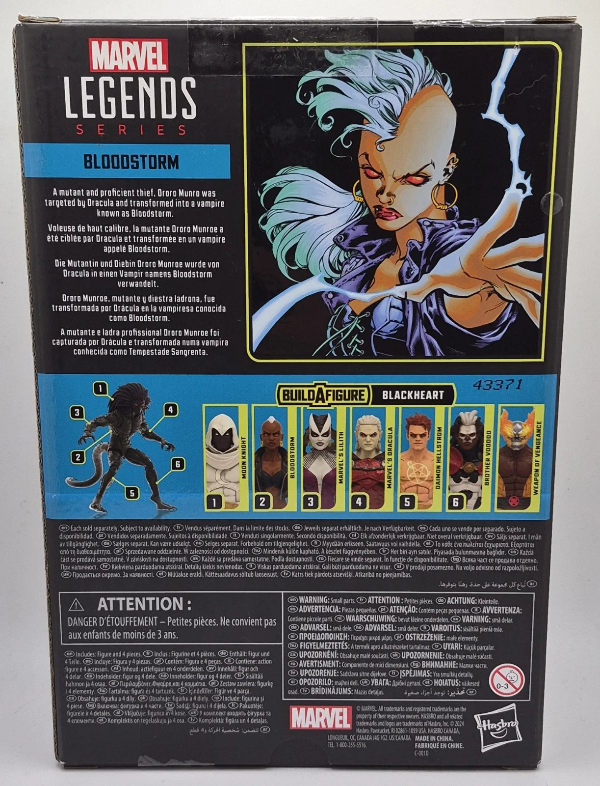 Marvel Legends Series Strange Tales Bloodstorm, Comics Collectible 6-Inch Act...