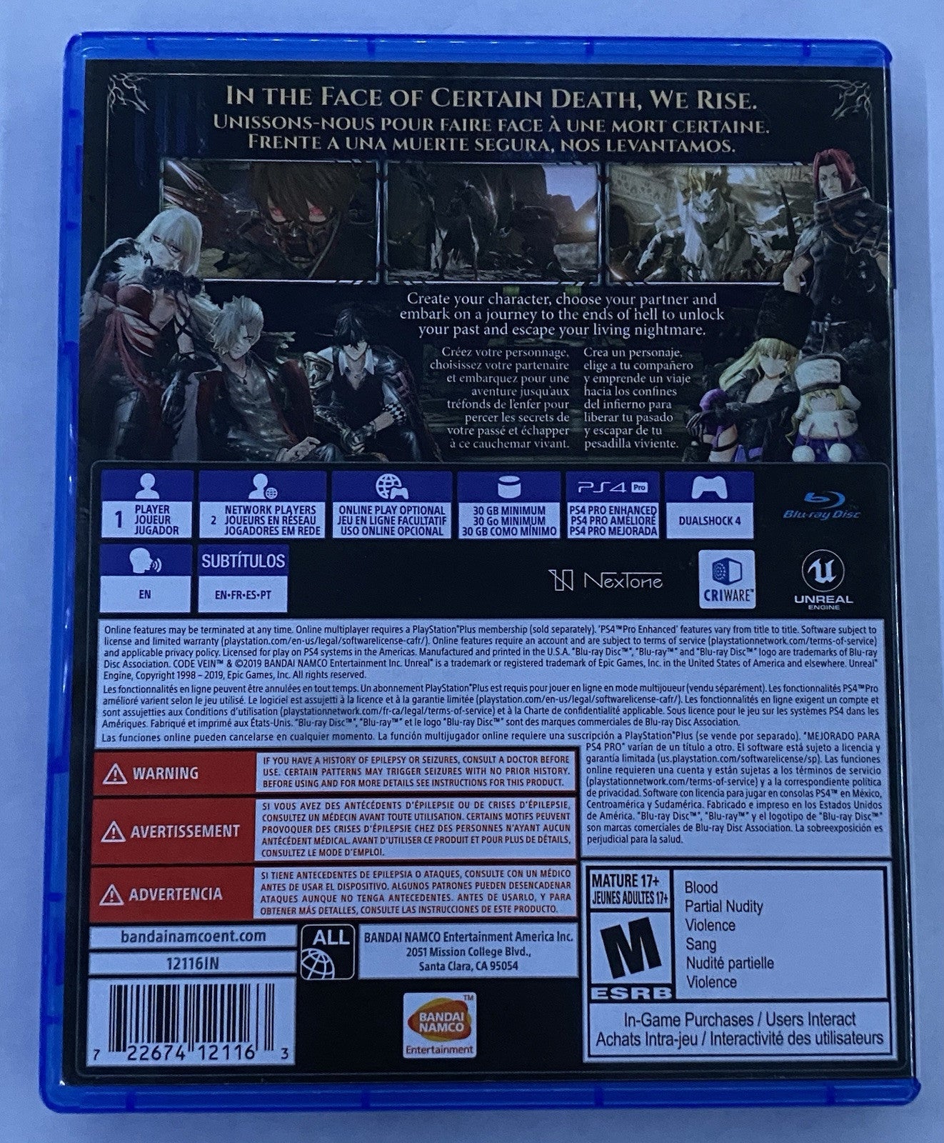 Code Vein - Sony PlayStation 4