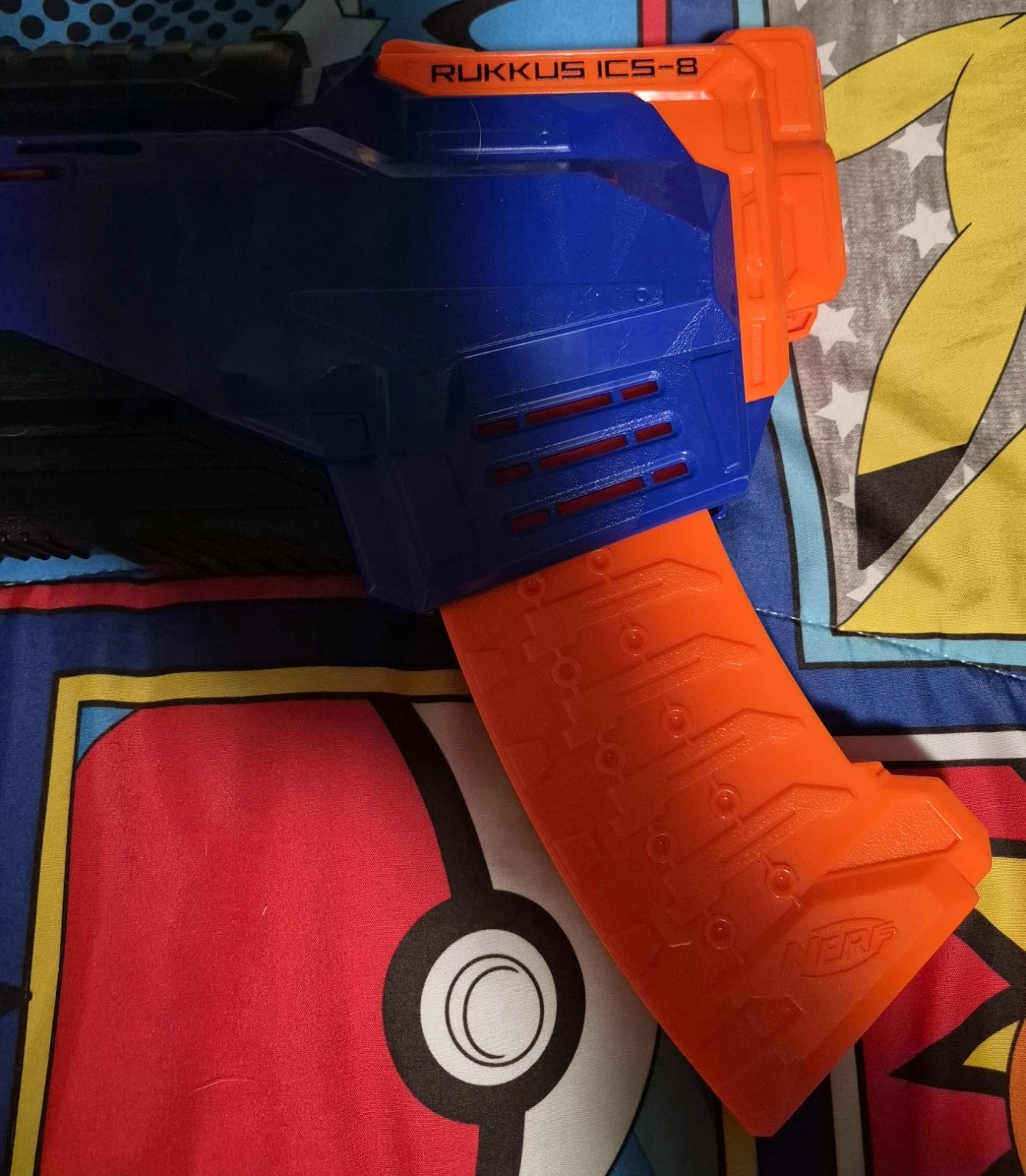 NERF N-Strike Elite Rukkus ICS-8 Dart Gun Blaster/Missing Darts