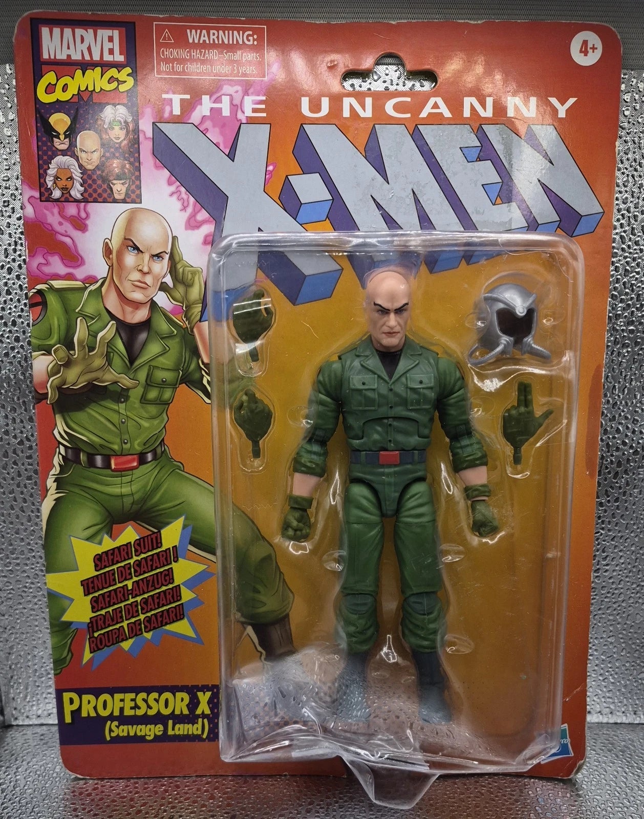 Hasbro Marvel Legends Professor X Action Figure Savage Land X-Men Damaged Box