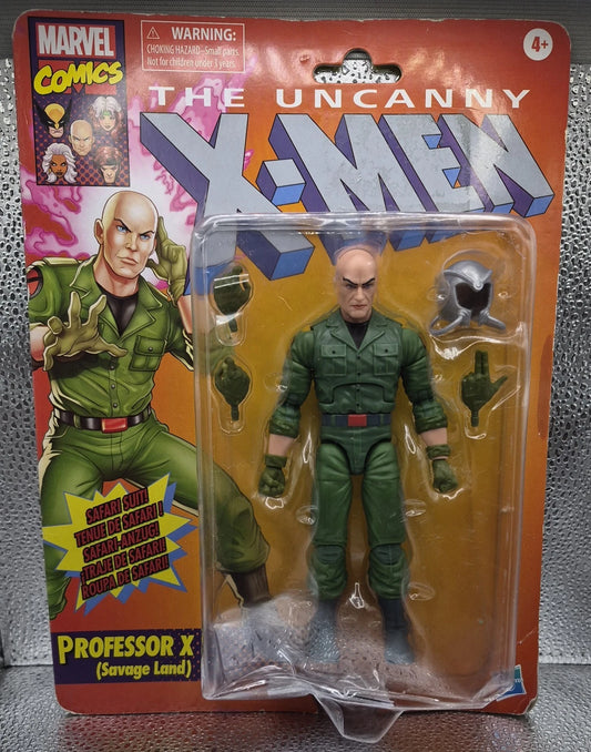 Hasbro Marvel Legends Professor X Action Figure Savage Land X-Men Damaged Box