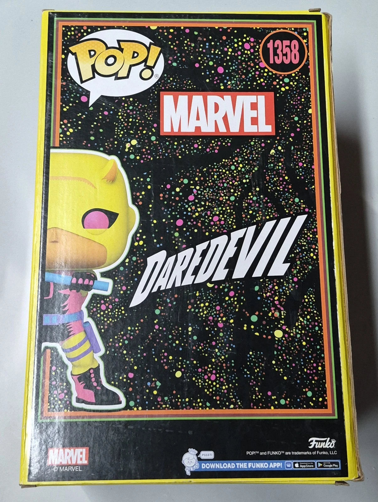 Funko Pop! Vinyl Jumbo 10 in: Marvel - Daredevil (Black Light) - Target